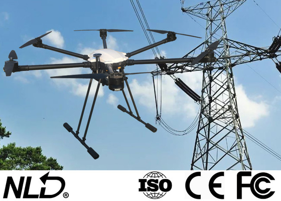 NPA610 Industrial Aerial Drones GPS For Power Line Construction